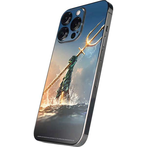 DC Comics Aquaman Movie Poster Trident iPhone 14 Pro Skin